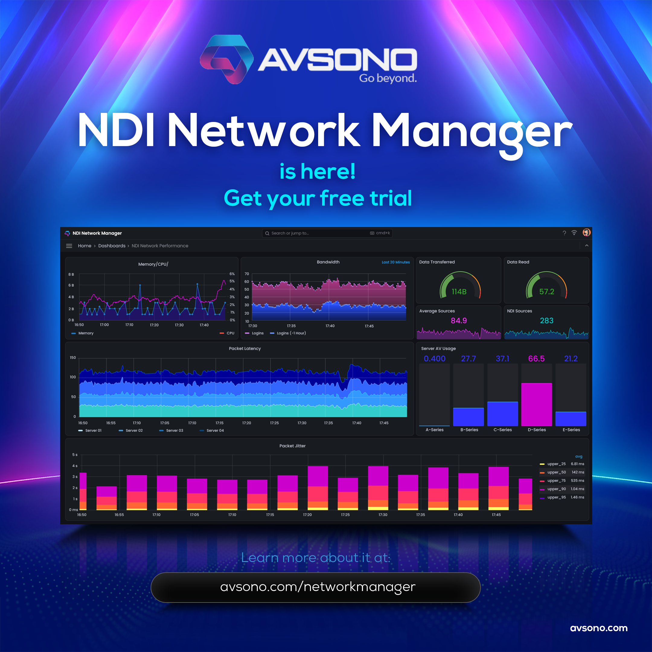 NDI Network Manager Subscription